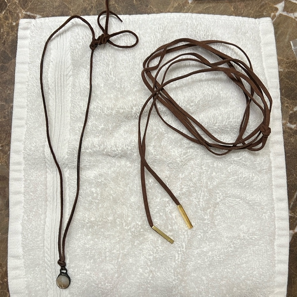 Leather necklace wrap bundle!!!
